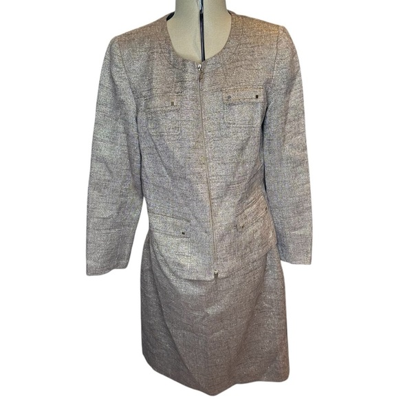 Anne Klein two piece skirt suit set - Picture 3 of 17